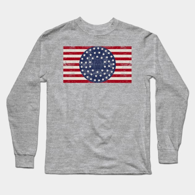 WATCHMEN - U.S. FLAG Long Sleeve T-Shirt by ROBZILLA